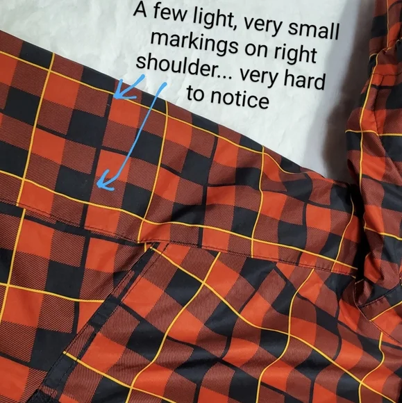 Burton White Collection Bit O Heaven Snowboard Jacket Men's L EUC Plaid - Picture 9 of 12